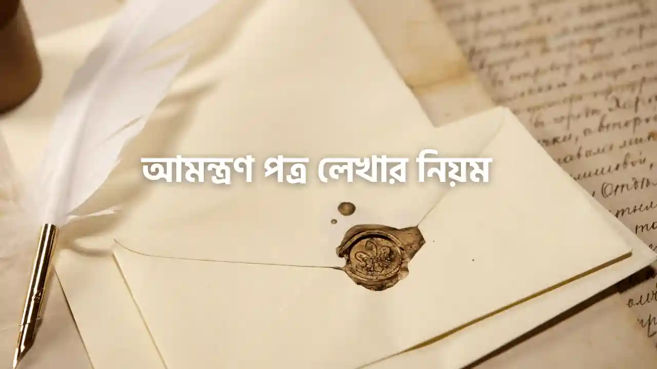 বােনের বিয়েতে বন্ধুকে নিমন্ত্রণ করে চিঠি 